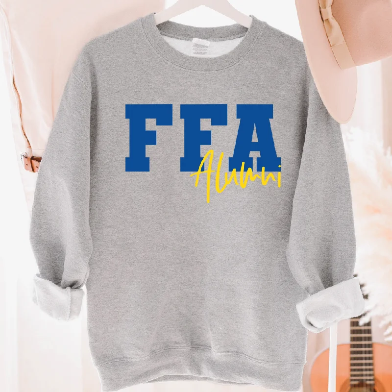 Women's Blouse with V-Shaped CollarFFA Alumni Crewneck (S-3XL) - Multiple Colors!