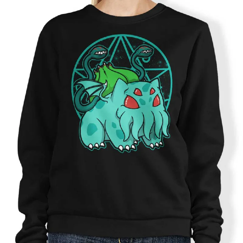 Women's Blouse with Low CollarBulbathulhu - Sweatshirt
