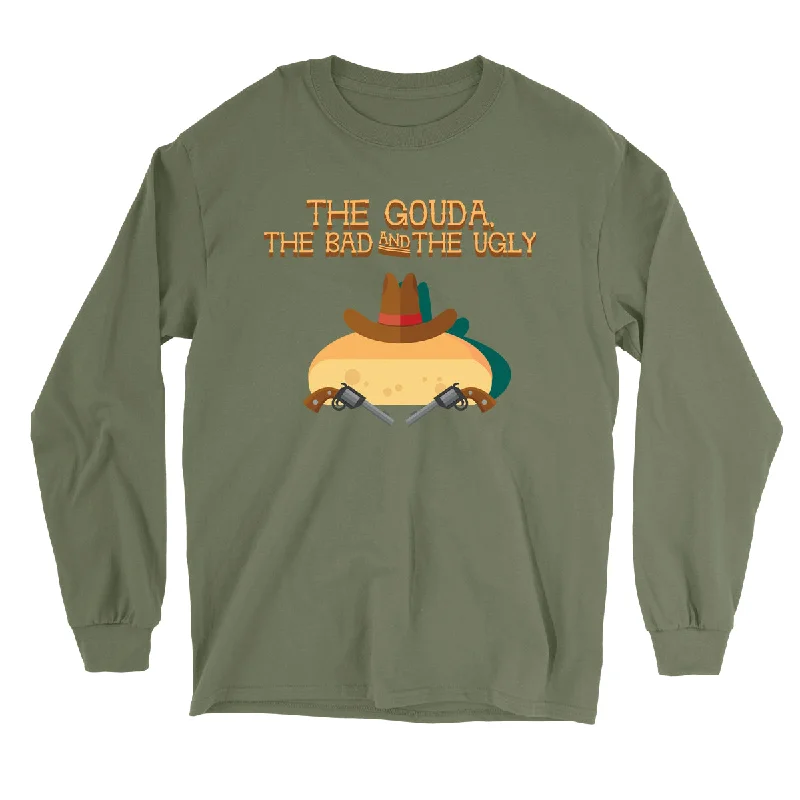 Women's Blouse with Long SleevesMovie The Food™ "The Gouda, The Bad, The Ugly" Long Sleeve T-Shirt