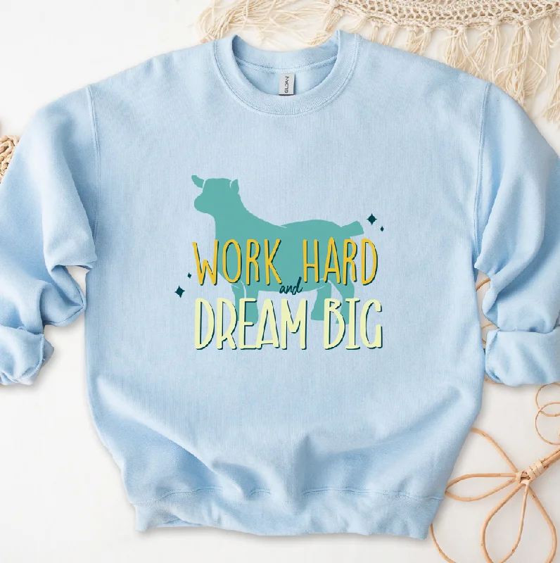 Women's Blouse with Keyhole NeckDream Big Pygmy Goat Crewneck (S-3XL) - Multiple Colors!