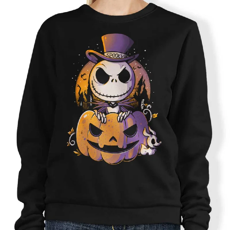 Women's Blouse with ButtonsSpooky Pumpkin King - Sweatshirt