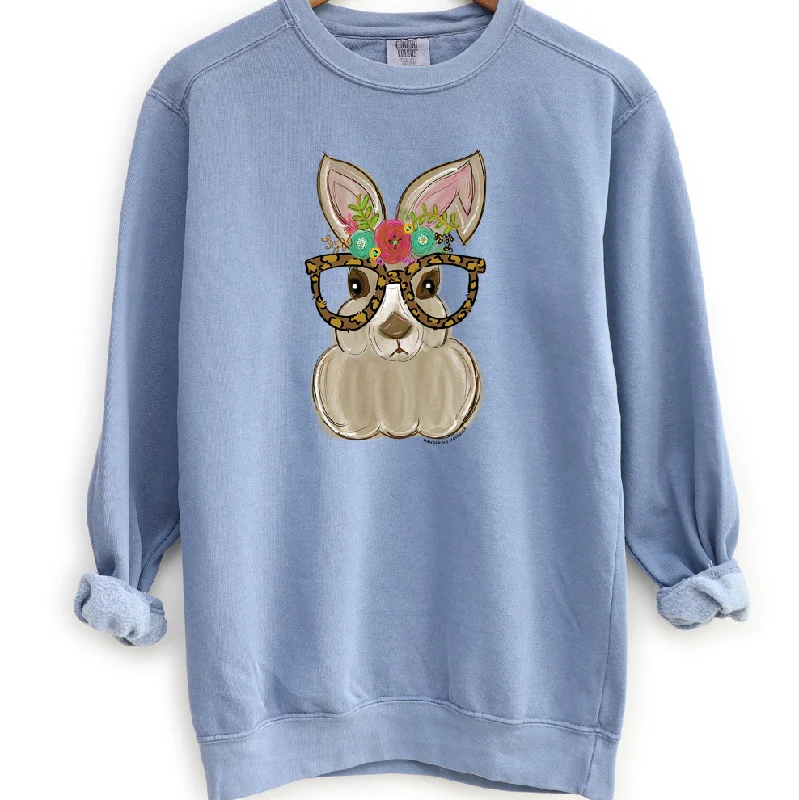 Women's Blouse with PocketsNerdy Rabbit Crewneck (S-3XL) - Multiple Colors!