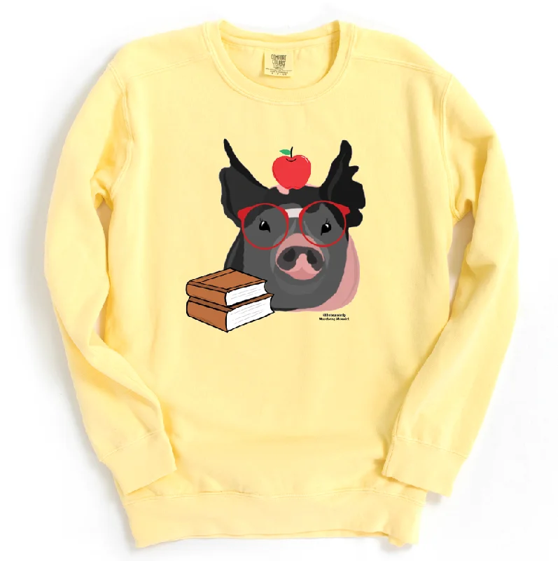 Women's Blouse with Lapel CollarSmart Pig Crewneck (S-3XL) - Multiple Colors!
