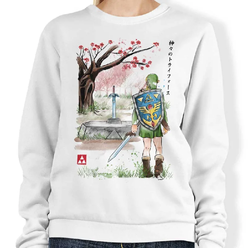 Women's High-Neck BlouseLink to the Watercolor - Sweatshirt