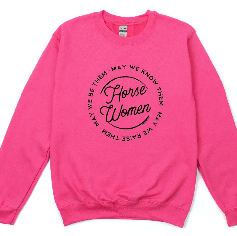 Women's Blouse with Shawl CollarHorse Women Circle Crewneck (S-3XL) - Multiple Colors!