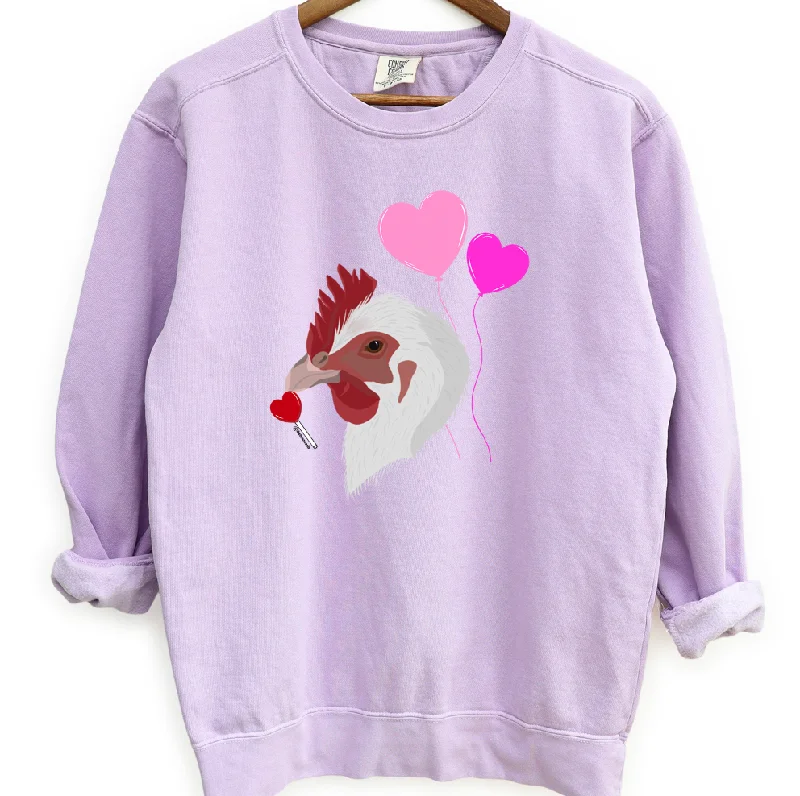 Women's Blouse with Lapel CollarLove Struck Chicken Crewneck (S-3XL) - Multiple Colors!
