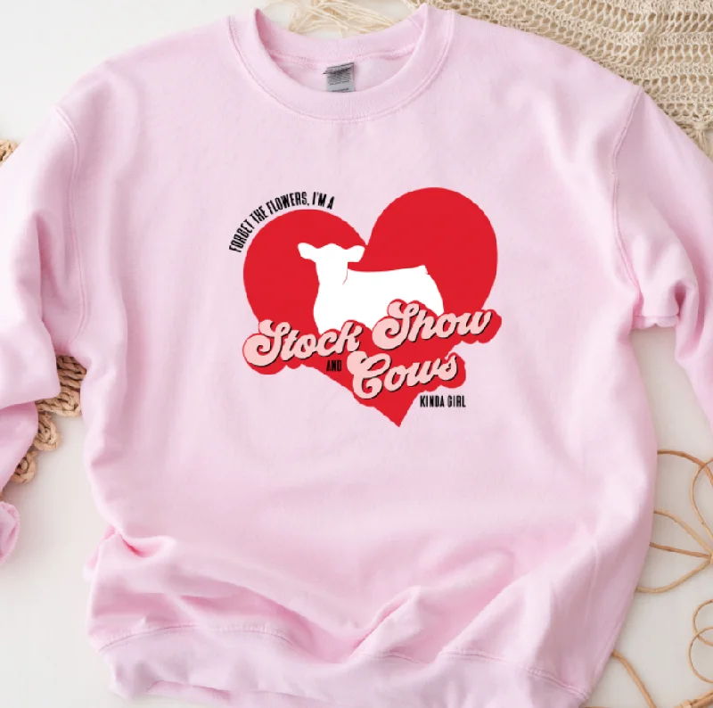 Women's Blouse with CollarForget The Flowers - Cow Crewneck (S-3XL) - Multiple Colors!