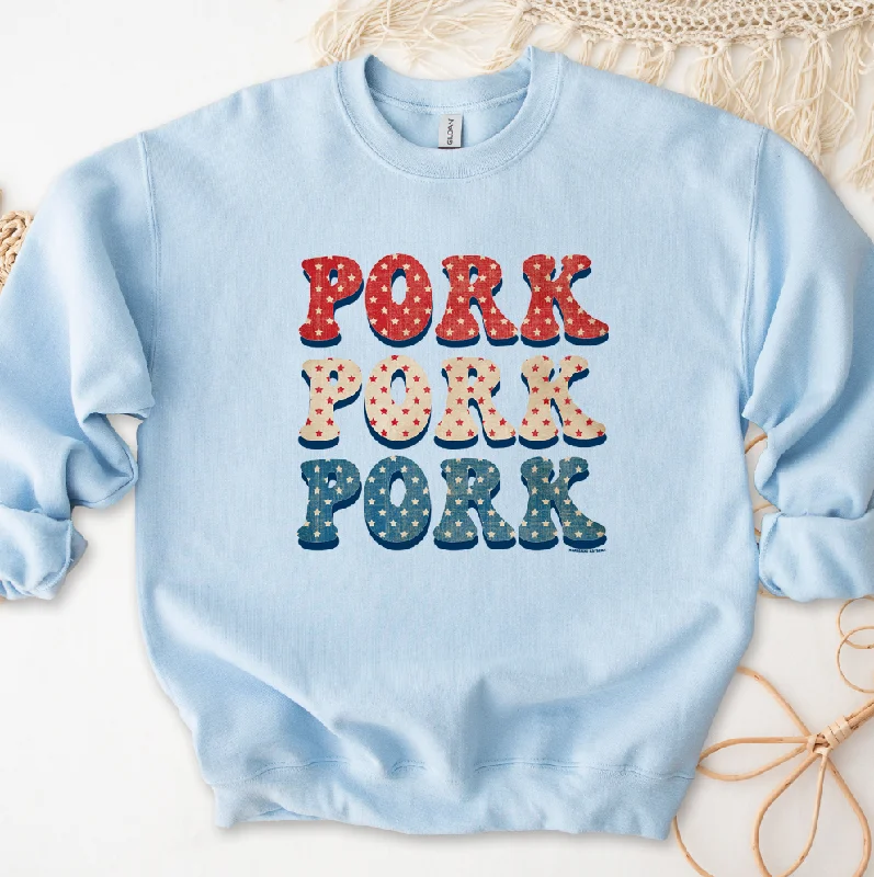 Women's Blouse with HoodStar Pork Crewneck (S-3XL) - Multiple Colors!