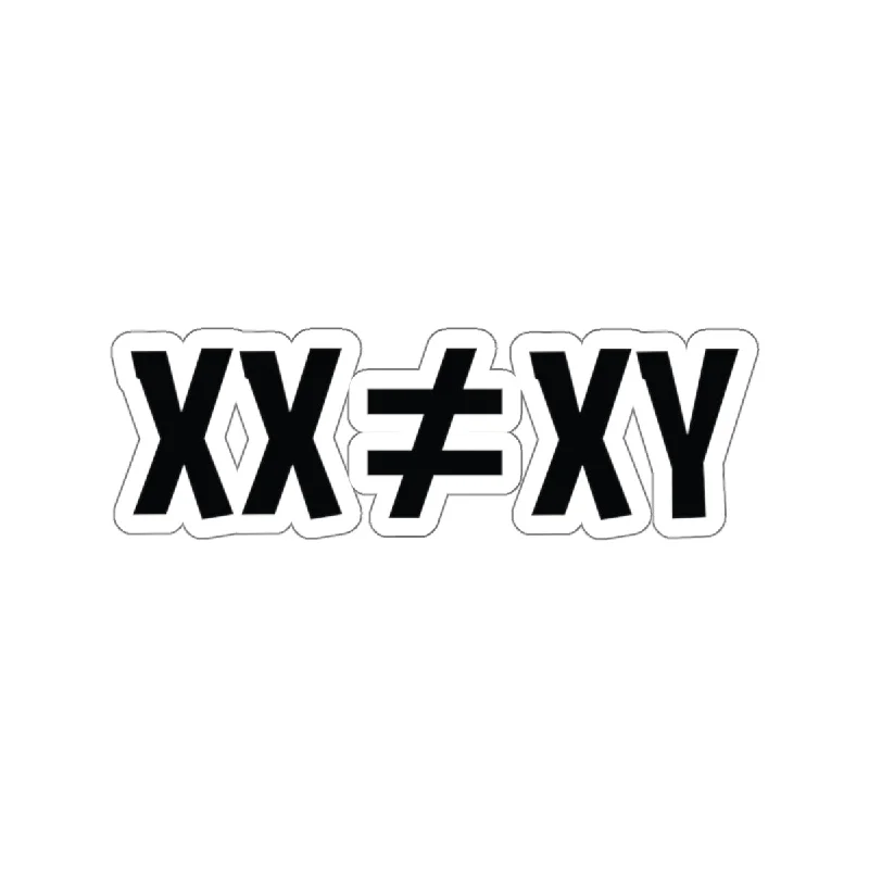 Women's Blouse with V-Shaped CollarXX ≠ XY | Black Sticker