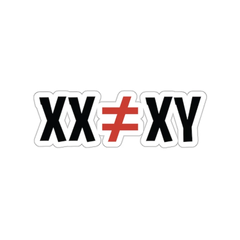 Women's Blouse with Lapel CollarXX ≠ XY | Black & Red Sticker