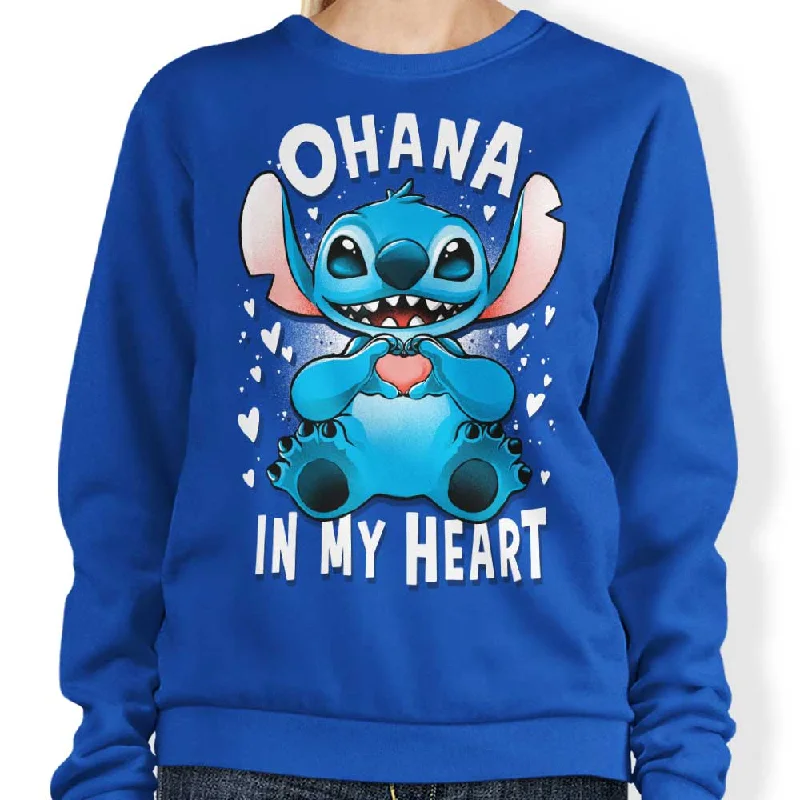 Women's Solid BlouseOhana in My Heart - Sweatshirt