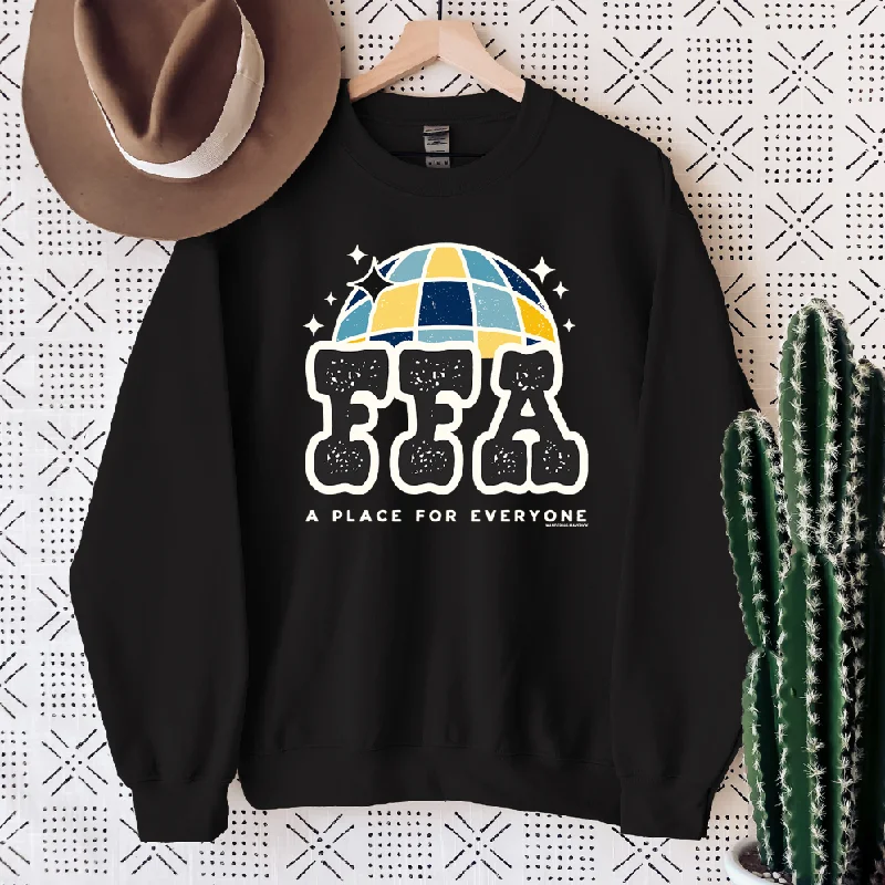Women's Blouse with Peter Pan CollarDisco FFA A Place For Everyone Crewneck (S-3XL) - Multiple Colors! Women's Blouse with Peter Pan CollarDisco FFA A Place For Everyone Crewneck (S-3XL) - Multiple Colors!