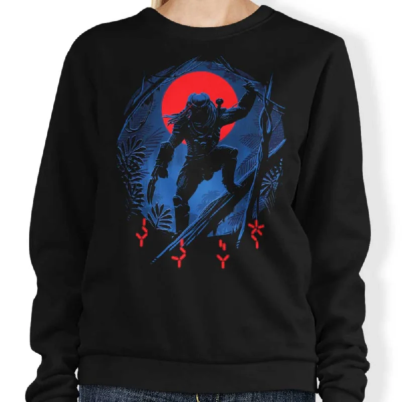 Women's Blouse with Narrow CollarJungle Warrior - Sweatshirt