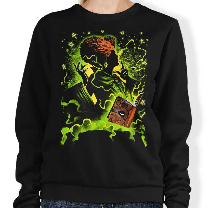 Women's Blouse with Cropped LengthBlack Magic Witch - Sweatshirt