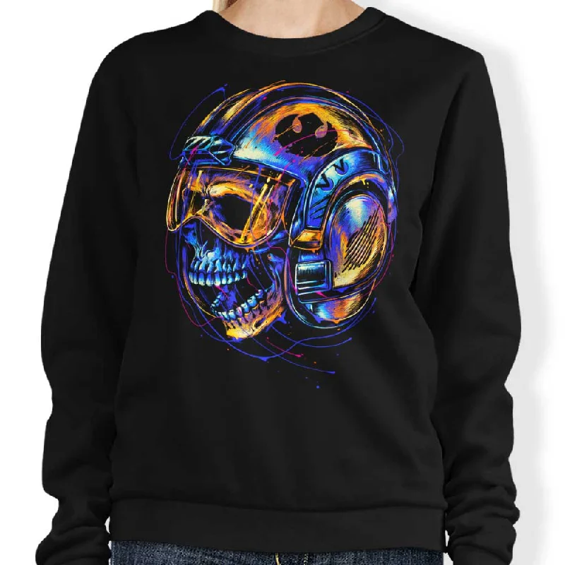 Women's Blouse with U-Shaped CollarColorful Rebel - Sweatshirt