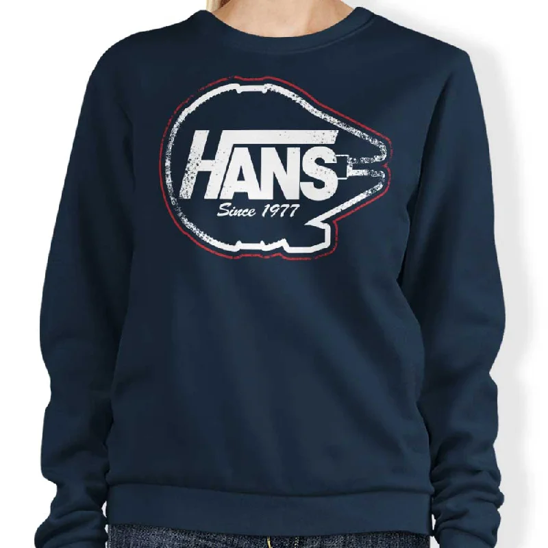 Women's Blouse with Asymmetrical HemHans - Sweatshirt
