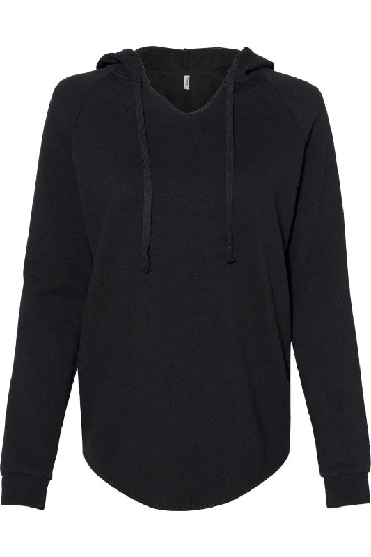 Women's Blouse with Mandarin CollarIndependent Trading Co. Womens Lightweight California Wave Wash Hooded Sweatshirt Women's Blouse with Mandarin CollarIndependent Trading Co. Womens Lightweight California Wave Wash Hooded Sweatshirt