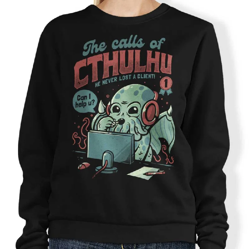 Women's Blouse with Narrow CollarThe Calls of Cthulhu - Sweatshirt