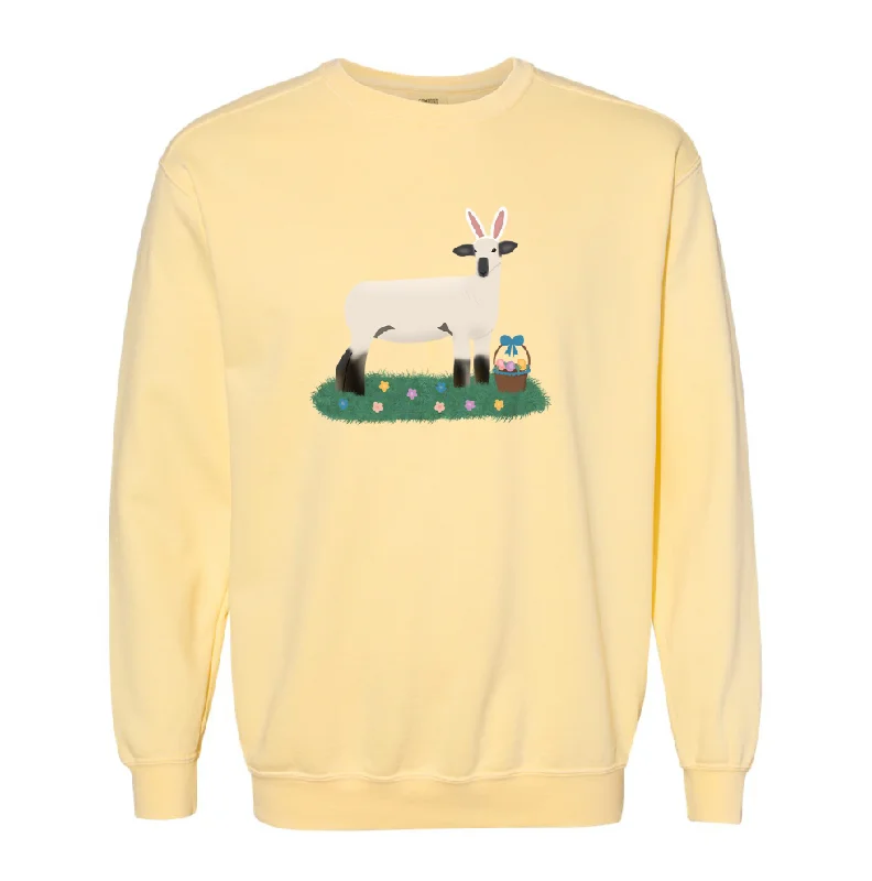 Women's Blouse with Short SleevesEaster Lamb Crewneck (S-3XL) - Multiple Colors!