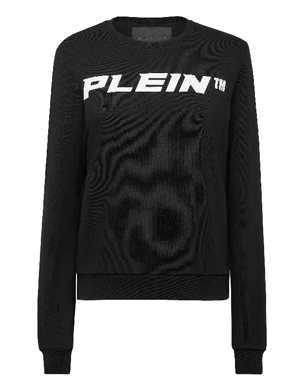 Women's Blouse with Fur TrimSweatshirt LS