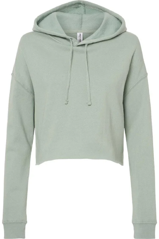 Women's Blouse with HoodIndependent Trading Co. Womens Lightweight Crop Hooded Sweatshirt Women's Blouse with HoodIndependent Trading Co. Womens Lightweight Crop Hooded Sweatshirt