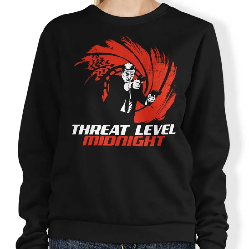 Women's Blouse with Low CollarDouble O Threat - Sweatshirt