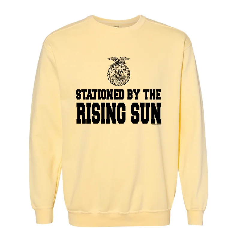 Women's Sleeveless BlouseStationed By The Rising Sun Crewneck (S-3XL) - Multiple Colors!