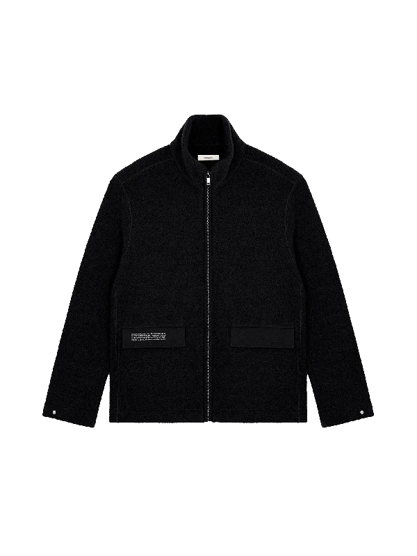 Women's Blouse with Short SleevesWomen's DNA Utility Wool Jacket—black