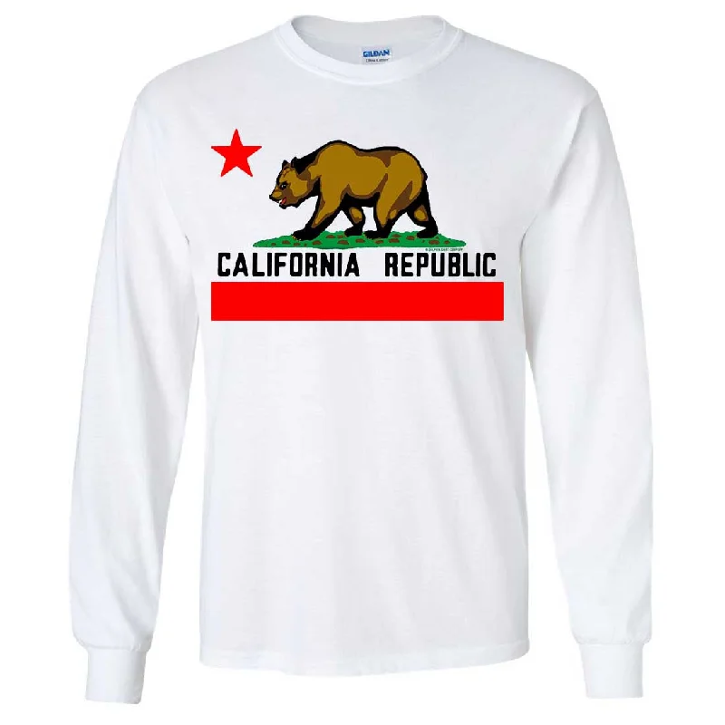 Women's Blouse with Rounded CollarCalifornia Republic Borderless Bear Flag Black Text Long Sleeve Shirt Women's Blouse with Rounded CollarCalifornia Republic Borderless Bear Flag Black Text Long Sleeve Shirt