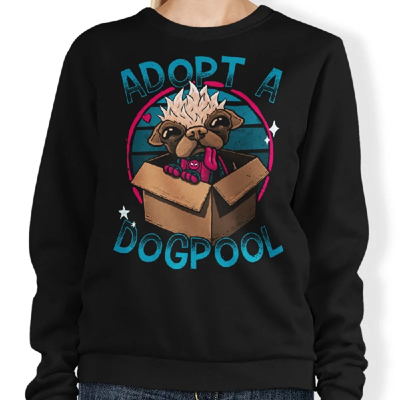 Women's Blouse with High CollarAdopt a Dogpool - Sweatshirt
