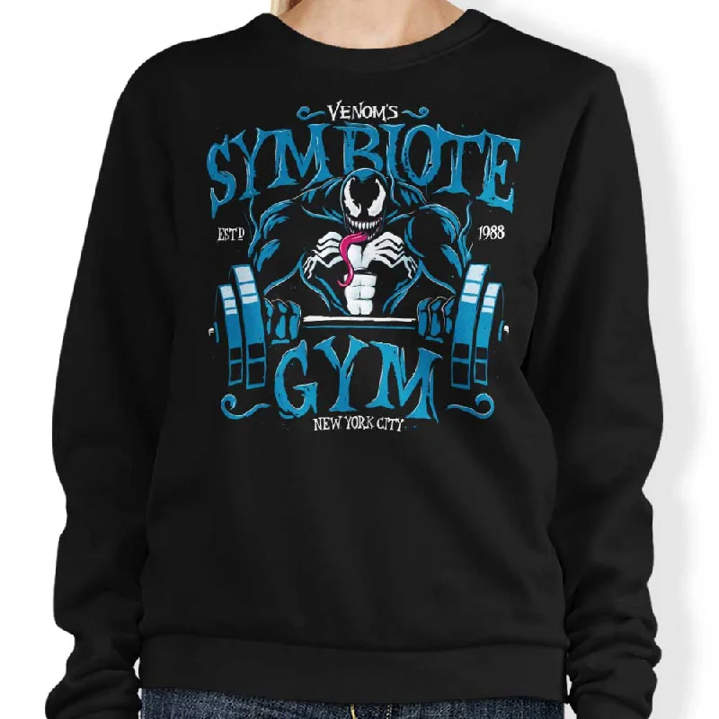 Women's Blouse with Notched CollarDark Symbiote Gym - Sweatshirt