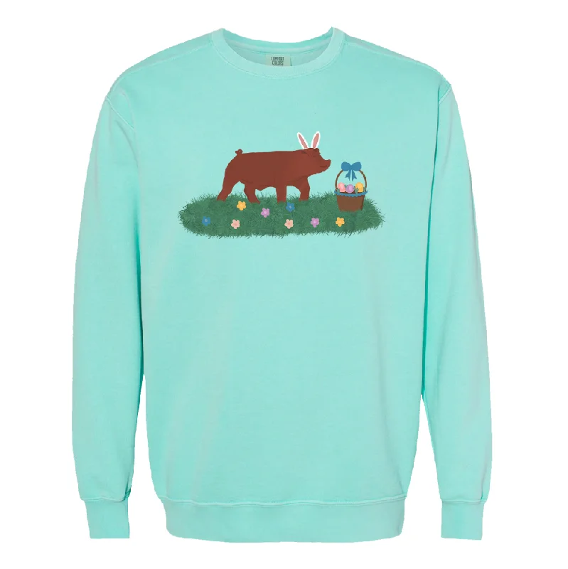 Women's Blouse for BusinessEaster Pig Crewneck (S-3XL) - Multiple Colors!