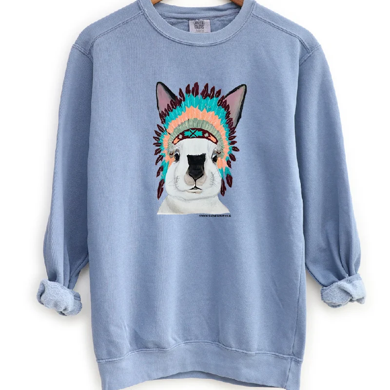 Women's Blouse with Square CollarRabbit Headdress Crewneck (S-3XL) - Multiple Colors!