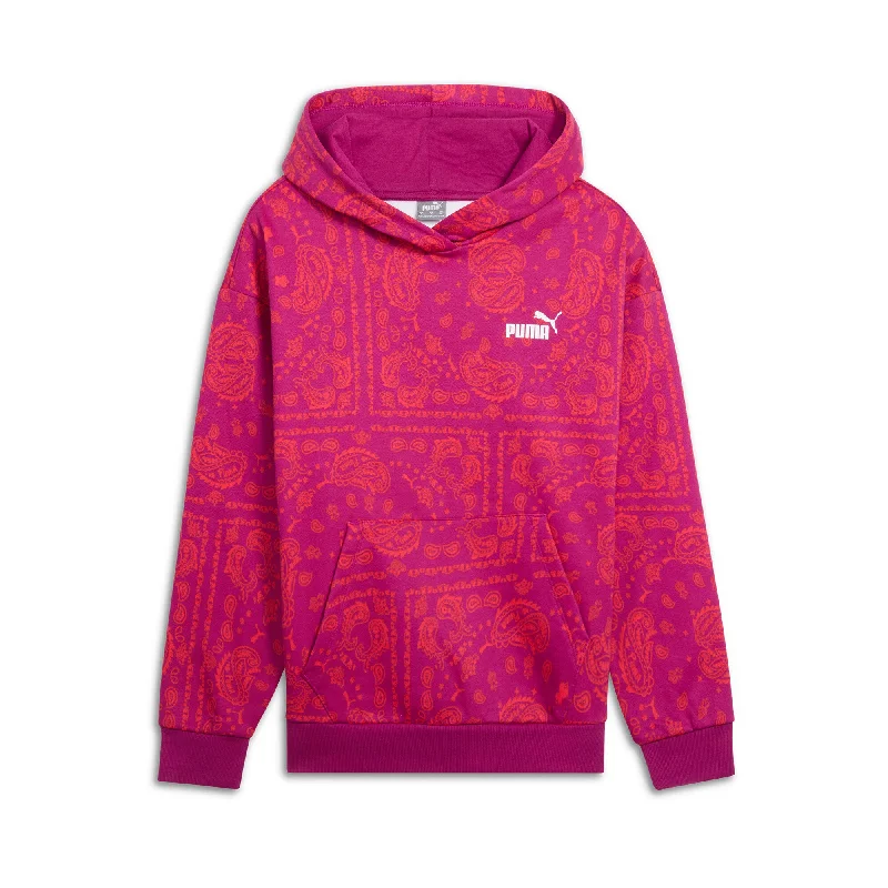 Women's Striped BlousePUMA Women's ESS+ Paisley AOP Hoodie