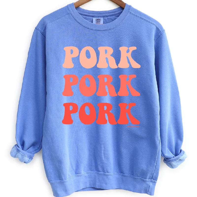 Women's Blouse for WeddingFunky Pork Orange Crewneck (S-3XL) - Multiple Colors!