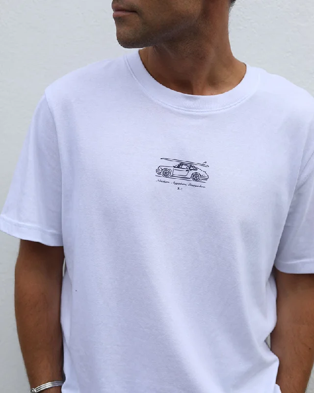 Women's Blouse with V-Shaped CollarNowhere, Anywhere, Everywhere | Heavy weight T-shirt