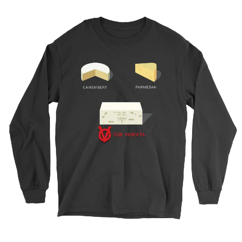 Women's Blouse with SequinsMovie The Food™ "V For Venfeta" Long Sleeve T-Shirt