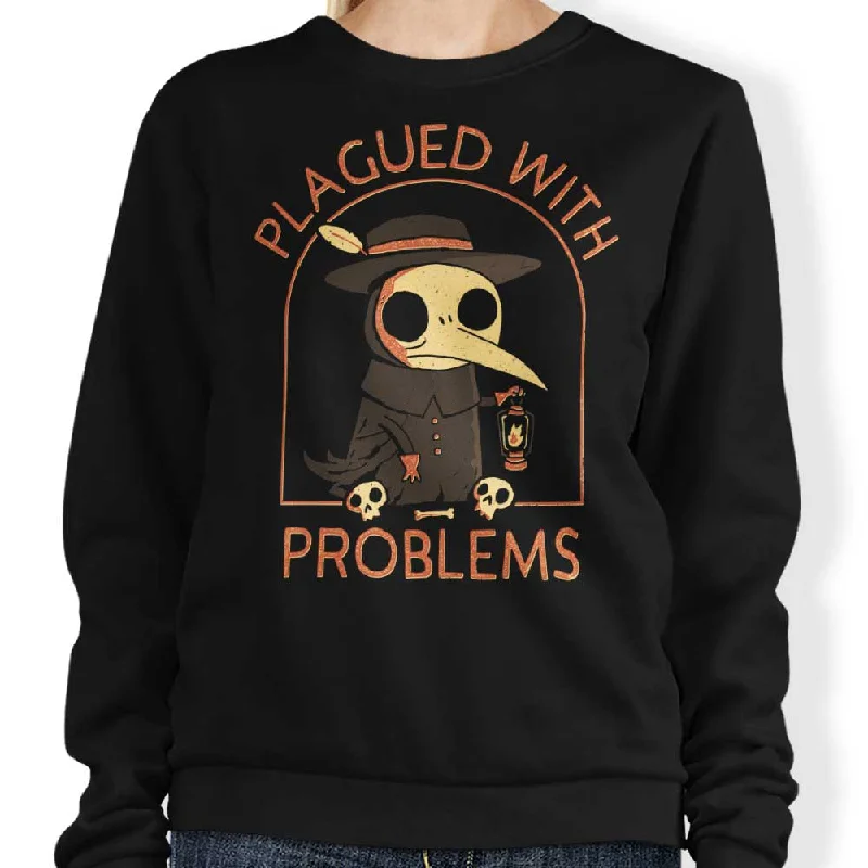 Women's Blouse with Peter Pan CollarPlagued with Problems - Sweatshirt