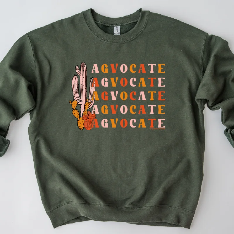 Women's Blouse with Wide CollarAgvocate Cactus Crewneck (S-3XL) - Multiple Colors!
