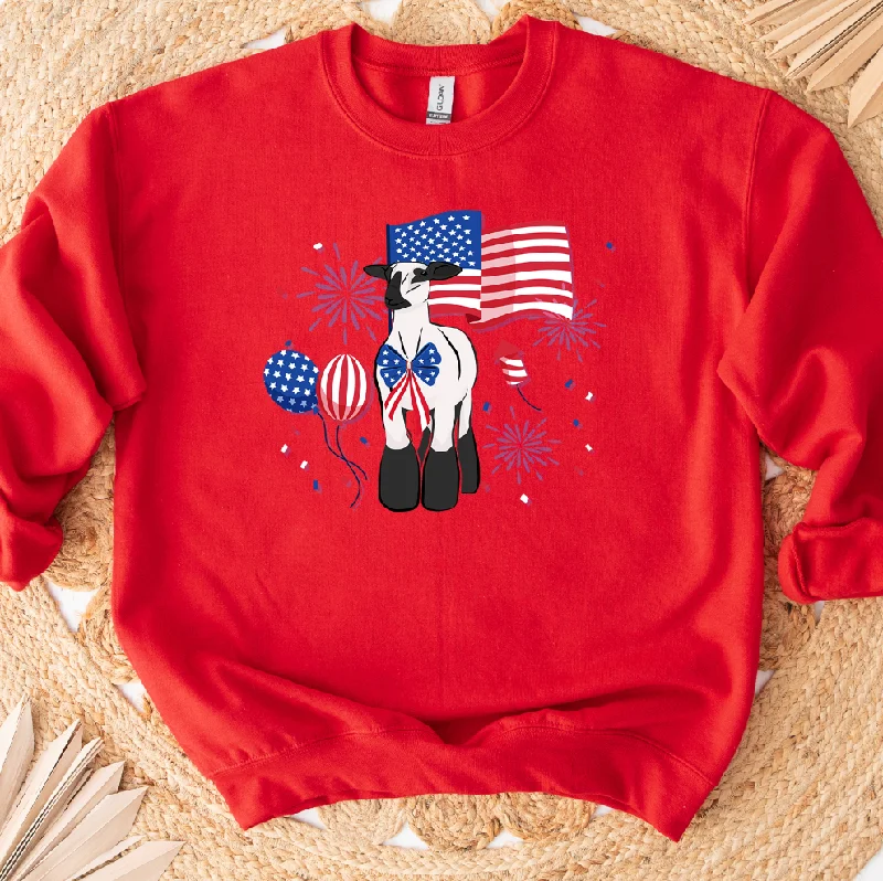 Women's Blouse with Straight HemUSA Lamb Crewneck (S-3XL) - Multiple Colors!