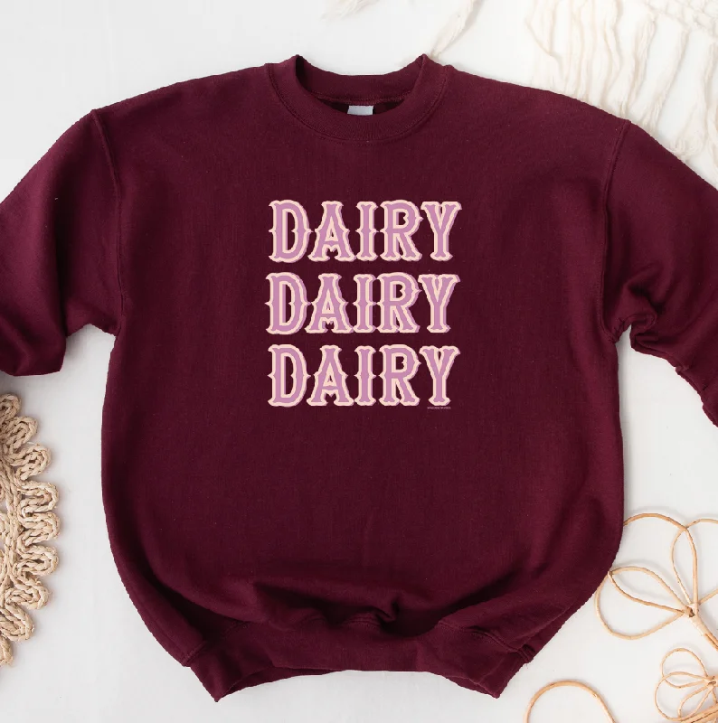 Women's Blouse with V-Shaped CollarWestern Dairy Crewneck (S-3XL) - Multiple Colors!