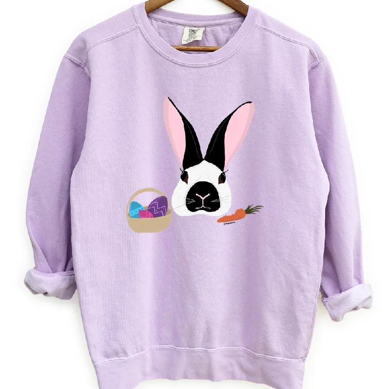 Women's Blouse with Keyhole CollarHoppy Easter Rabbit Crewneck (S-3XL) - Multiple Colors!