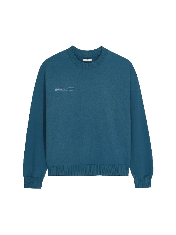 Women's Blouse with Mandarin CollarWomens DNA Sweatshirt—storm blue