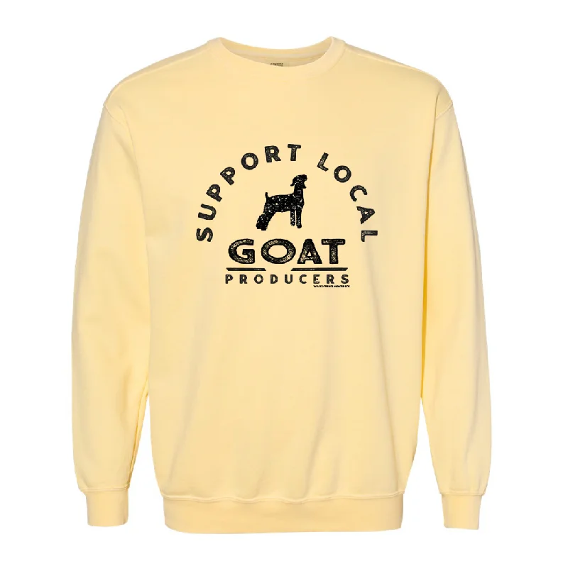 Women's Blouse for Special OccasionsSupport Local Goat Producers Crewneck (S-3XL) - Multiple Colors! Women's Blouse for Special OccasionsSupport Local Goat Producers Crewneck (S-3XL) - Multiple Colors!