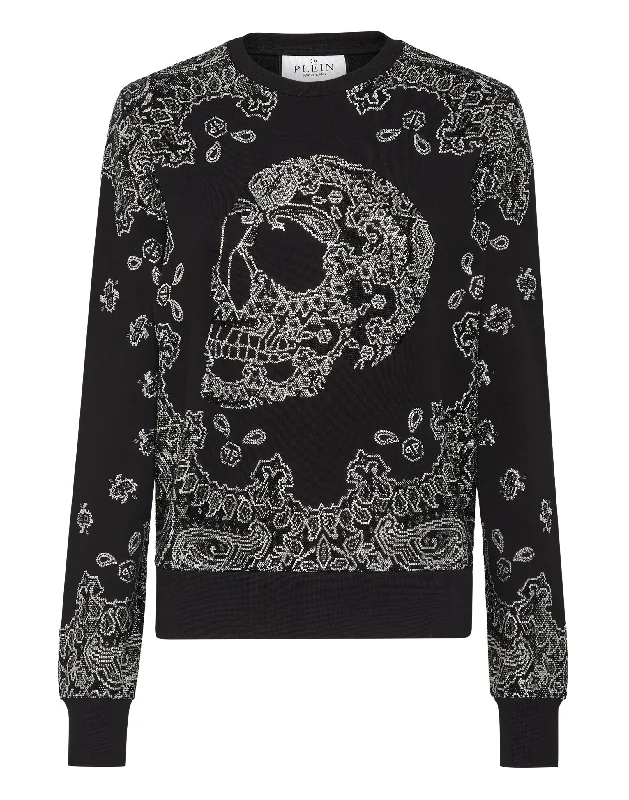 Women's Blouse for HolidaySweatshirt Paisley Bandana