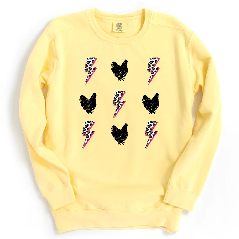 Women's Blouse with CollarBolt Chicken Crewneck (S-3XL) - Multiple Colors!