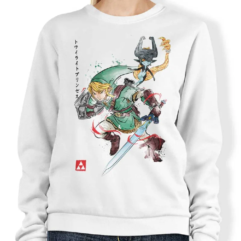 Women's Blouse for OfficeTwilight Watercolor - Sweatshirt