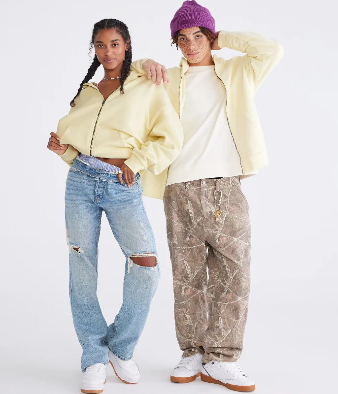 Women's Blouse with Shirt CollarAeropostale Cloud Soft Full-Zip Hoodie