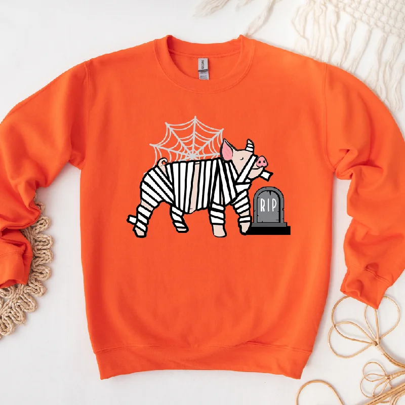 Women's Blouse with Lapel CollarMummy Pig Crewneck (S-3XL) - Multiple Colors!