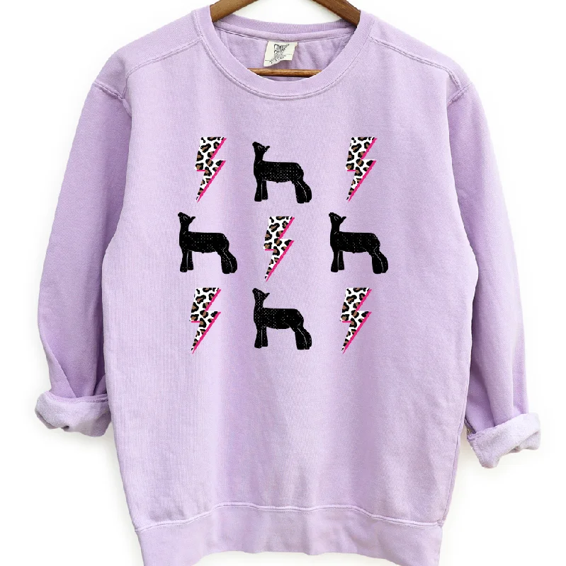 Women's Blouse with Keyhole NeckBolt Lamb Crewneck (S-3XL) - Multiple Colors!